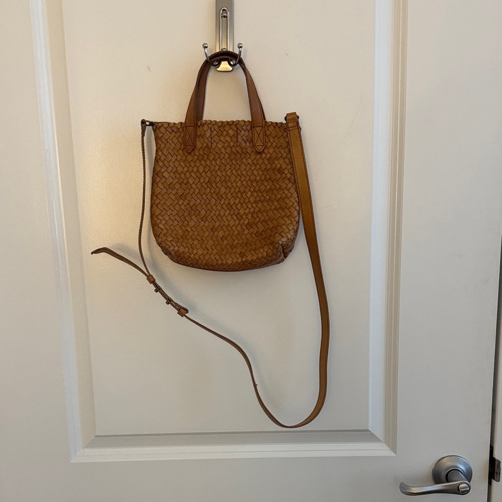 Madewell Brown Woven Handbag